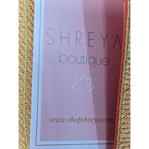 NWT Womens Deep V Neck Size M‎ Short Boutique Sleeve Shreya  Blouse Lq - Picture 13 of 16